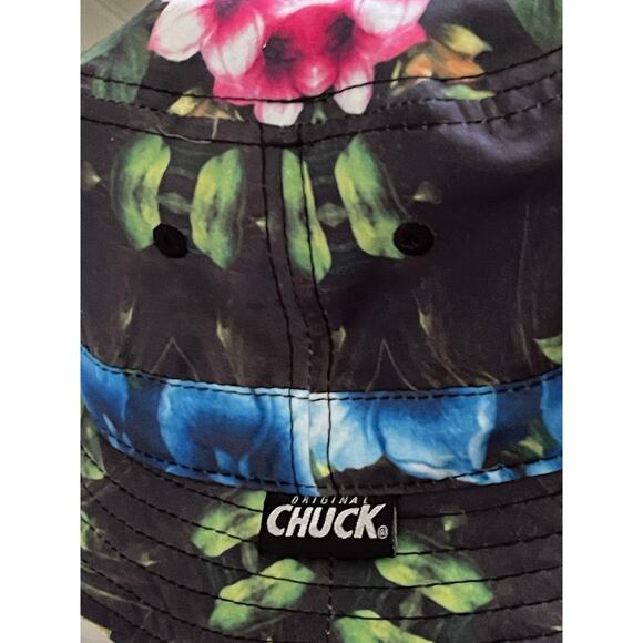 Original Chuck Bucket Tropical Hawaiian Floral Print Hat - Picture 7 of 7